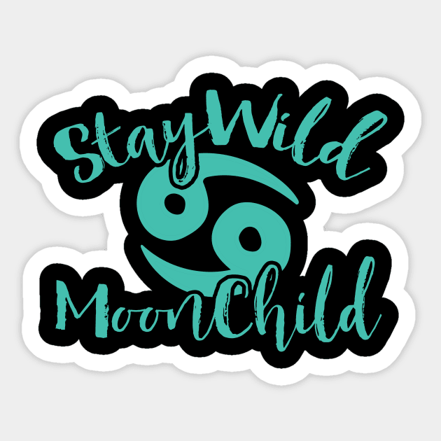 Stay Wild MoonChild Sticker by bubbsnugg